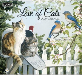 2027年　LANG社(ラング)カレンダー　 ラブ　オブ　キャッツ （Love Of Cats）