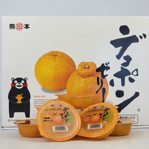 【デコポンゼリー 6個 or 12個入】熊本県産デコポンゼリー でこぽん みかんゼリー あしきた すすめJAあしきた デコポン  フルーツギフト 送料無料 くまモン フルーツゼリー