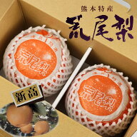 ご予約承り中　秀品【熊本県産　秀品　荒尾ジャンボ梨】　熊本県荒尾産のジャンボ新高梨をお届けいたしま…