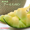【熊本県産　アールスメロン】お歳暮おすすめ　熊本県産のアールスメロンをお届け　マスクメロン　フルーツギフト　青肉メロン　メロン　高級メロン　父の日　出産祝　退院祝　お供え　贈り物　御中元