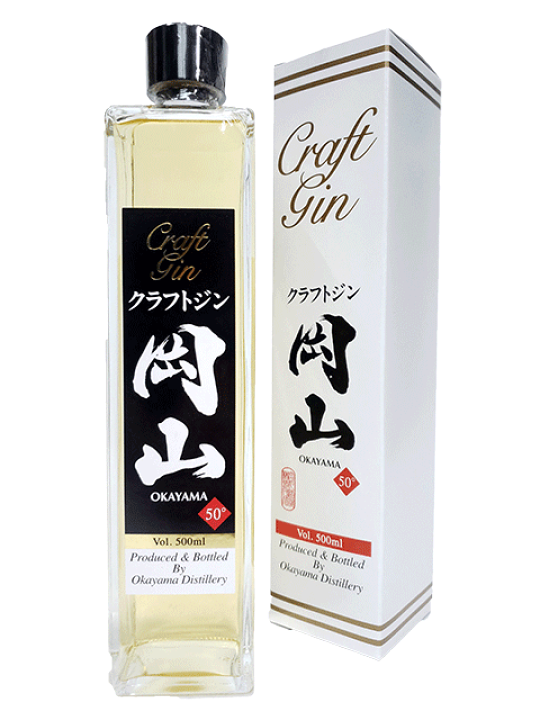 楽天市場】クラフトジン岡山 50度 500ml 【箱入り】 : 津田SAKE店