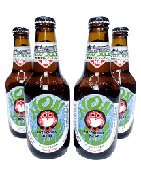 【飲料】常陸野ネスト　ビールテイスト飲料　ノン・エール　0.3％　330ml瓶×4本組【茨城県】【ノンアルコールビール】