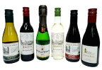 【小容量】フランスワイン　187mlクォーターボトル×6本飲み比べワインセット　【手提げ袋付き】