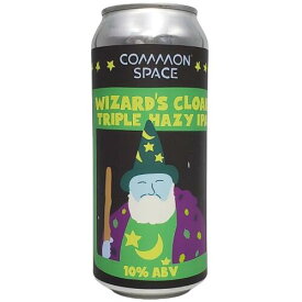 （単品）コモンスペース・ウィザードクローク　トリプルヘイジーIPA 10％ 473ml缶 【要冷蔵商品】【クラフトビール】【北アメリカ】【Common Space】【Wizard's Cloak】