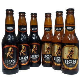 ライオンラガー＆ライオンスタウト 330ml×6本飲み比べセット【ビール】【スリランカ】