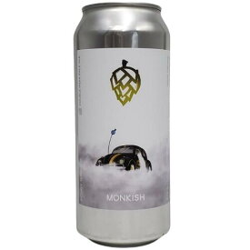 （単品）モンキッシュ　フォギー・ウィンドウ　ダブルIPA 8.1％ 473ml缶 【要冷蔵商品】【クラフトビール】【アメリカ】【Monkish】【4月新商品】※お一人様1本限り