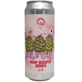 （単品）ウエストコーストブリューイング・ホップブーツ2024 ヘイジーIPA 6.5％ 500ml 【要冷蔵商品】【クラフトビール】【静岡】【West Cast Brewing】【Hop Boots】【4月新商品】