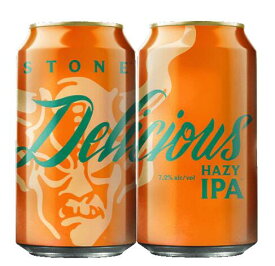 【オレンジ缶】ストーン　デリシャスHazy IPA 7.2％ 355ml缶×2本組 【要冷蔵商品】【クラフトビール】【アメリカ】【Stone】【低グルテン】【4月新商品】