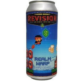 （単品）レヴィジョン　Realm Warp (レルムワープ) ウエストコーストIPA （Gamecraftコラボ） 6.8% 473ml缶【要冷蔵商品】【クラフトビール】【アメリカ】【revision】【5月新商品】