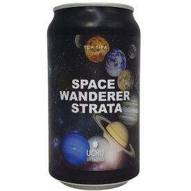 （単品）うちゅうビール　SPACE WANDERER STRATA　TDH TIPA　10％ 350ml缶 【要冷蔵商品】【クラフトビール】 【山梨】【5月新商品】※お一人様1本限り
