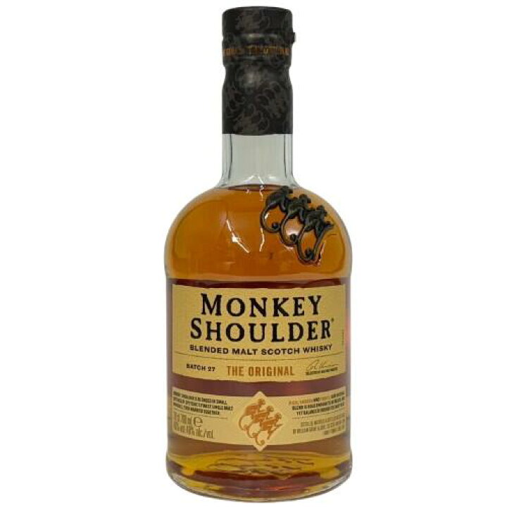楽天市場】モンキーショルダー 【バッチ27】 40度 700ml 【正規輸入品 