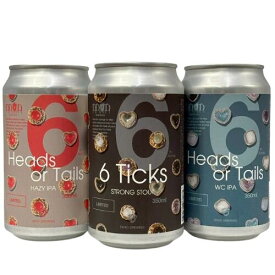 DD4D　6周年ビールセット（Heads or Tails、6 Ticks、Heads or Tails） 350ml缶×3本組 【要冷蔵商品】【クラフトビール】【愛媛】【DD4DBREWING】【6th Anniversary】【飲み比べ】【6月新商品】