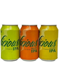 ストーン・デリシャスIPA3種（IPA・ヘイジー・シトラス） 355ml缶×3本飲み比べセット 【要冷蔵商品】【ビール】【ビア】【BEER】【Stone】【低グルテン】