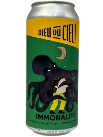 （単品）デュー・デュ・シエル！　イモラリテ　American Imperial IPA　9.2% 473ml缶 【要冷蔵商品】【クラフトビール】【カナダ】【Brasserie Dieu Du Ciel!】