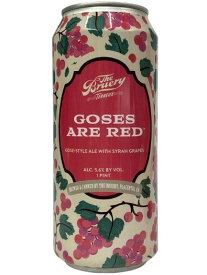 （単品）ザ・ブルーリー　ゴーゼズ・アー・レッド　Sour-Gose w/ Grapes 5.6％ 473ml缶【要冷蔵商品】【クラフトビール】【アメリカ】【Bruery】