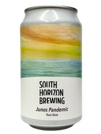 SOUTH HORIZON（サウスホライズン）ジュノス・パンデミック　Yuzu Gose 3.5% 350ml缶（単品）【要冷蔵商品】【クラフトビール】【高知】【SOUTH HORIZON BREWING】