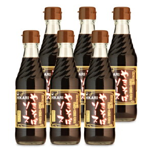 光食品 国産有機野菜・果実使用 やきそばソース 瓶 290g × 6本