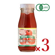 【マラソン限定クーポン配布中】光食品 国産有機トマト使用 有機トマトケチャップ 200g × 3個 有機JAS …