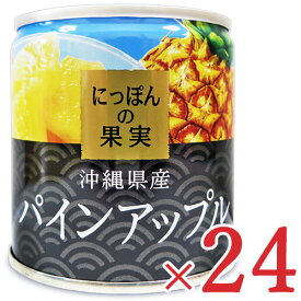 【月初め34時間限定！最大2200円クーポン配布中！】《送料無料》にっぽんの果実 沖縄県産 パインアップル [195g × 12個] × 2箱 ケース販売