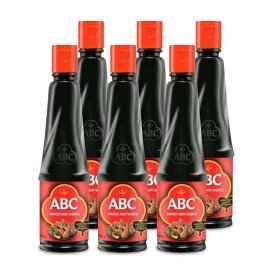 【月初め34時間限定！最大2200円クーポン配布中！】《送料無料》ABC ケチャップマニス 600ml×6本（スイートソイソース）［HALAL認証商品］