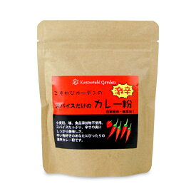 【マラソン限定クーポン配布中】こもれびガーデン スパイスだけの激辛カレー粉 90g
