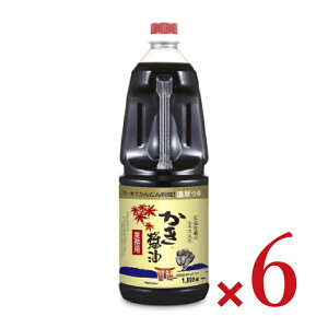 《送料無料》アサムラサキ かき醤油 1.8L (1800ml)× 6本