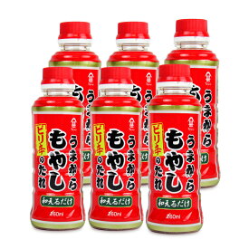 【マラソン限定！最大2200円OFFクーポン配布中】富士甚醤油 うまからもやしのたれ 260ml × 6本