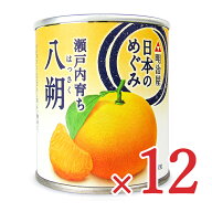 【マラソン限定クーポン配布中】《送料無料》明治屋 日本のめぐみ 瀬戸内育ち 八朔 210g ×12個 缶詰 【 …