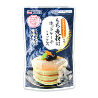 【4/10まで！クーポン配布中】熊本製粉 もち麦粉のホットケーキミックス 200g 甘さ控えめ 1袋4枚分 九州…