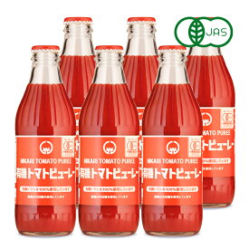 【マラソン限定クーポン配布中】光食品 有機トマトピューレー 瓶 320g × 6個 有機JAS 【 まとめ買い 】