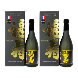《送料無料》神戸酒心館 福壽 純米大吟醸・黒ラベル 720ml × 2箱【 ギフト プレゼント ご挨拶 贈答用 】