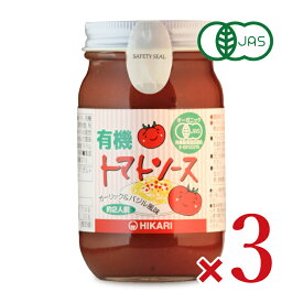 光食品 有機トマトソース ガーリック＆バジル風味225g × 3個 【 まとめ買い 】