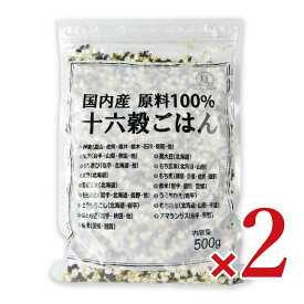 旭食品 業務用 国内産十六穀ごはん 500g × 2袋 【 まとめ買い 】
