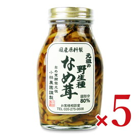 《送料無料》小林農園 元祖の野生種なめ茸 200g × 5本 【 まとめ買い 】