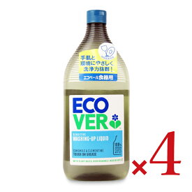 《送料無料》エコベール 食器用洗剤 カモミール つめかえ用 950ml × 4本 【 まとめ買い 】