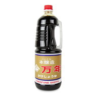 【マラソン限定クーポン配布中】麻生醤油醸造場 再仕込み醤油 (万年) 1.8L