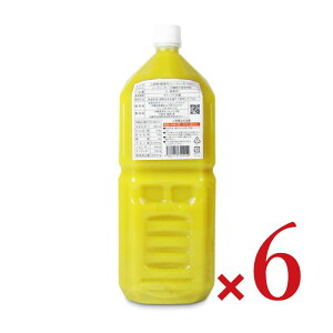 【マラソン限定!最大2000円OFFクーポン配布中!】《送料無料》沖縄県産大宜味村100%青切りシークヮーサー 2L × 6本