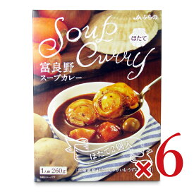 【マラソン限定クーポン配布中】《送料無料》JAふらの 富良野スープカレー ほたて2個入 260g × 6個《賞味期限2026年11月22日》 【 まとめ買い 】