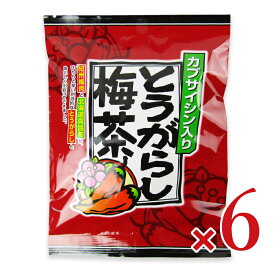 【マラソン限定クーポン配布中】《送料無料》マン・ネン とうがらし梅茶 袋タイプ 2g×24包 × 6個 【 まとめ買い 】