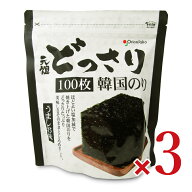 オリオンジャコーどっさり韓国のりうま塩味 100枚 × 3個 【 まとめ買い 】