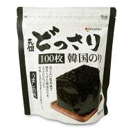 オリオンジャコーどっさり韓国のりうま塩味 100枚