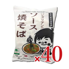 【マラソン限定クーポン配布中】《送料無料》ベジタリアンのソース焼きそば 40食分［桜井食品］【まとめ買い 箱買い ケース販売】