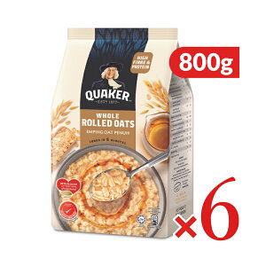 NG[J[ QUAKER [hI[cI[g~[ 800g ×6