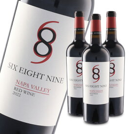 《送料無料》689 Cellars シックス・エイト・ナイン ナパ・ヴァレー レッド ［2022］ 750ml × 3本 モトックス ／ お酒 ワイン 赤 赤ワイン フルボディ 果実酒 アメリカ カリフォルニア アルコール ジンファンデル カベルネ・ソーヴィニヨン メルロー まとめ買い