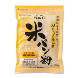 【マラソン限定クーポン配布中】《2025年9月リニューアル》タイナイ カリッと揚がる米パン粉 120g グルテンフリー