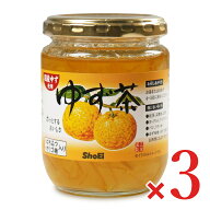 正栄食品 ゆず茶 260g × 3個【国内製造 蜂蜜 はちみつ ハチミツ オリゴ糖 ジャム 着色料 香料 不使用 ホ…