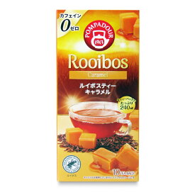【マラソン限定クーポン配布中】ポンパドール ルイボスティー キャラメル 10TB [日本緑茶センター] 【 紅茶 茶葉 ティーバッグ ハーブティー ルイボス ノンカフェイン カフェインレス カフェインゼロ ミルクティー 南アフリカ まろやか カルディ スタバ まとめ買い】