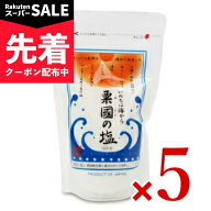 【スーパーSALE先着クーポン】沖縄海塩研究所 粟国の塩 160g × 5袋 【 まとめ買い 】
