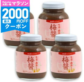 【マラソン限定クーポン配布中】《送料無料》無双本舗 生姜・番茶入り梅醤 250g × 4個［ムソー］【番茶 梅醤番茶 梅しょう番茶 しょうが ショウガ 梅 うめ ウメ マクロビオティック 無添加】 [ムソー] 【 まとめ買い 】