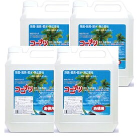 《送料無料》ココナツ 洗剤　お徳用4L × 4本 ブルーシーインターナショナル